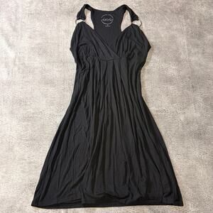 Y2k Black Ring Sleeveless Mini Dress